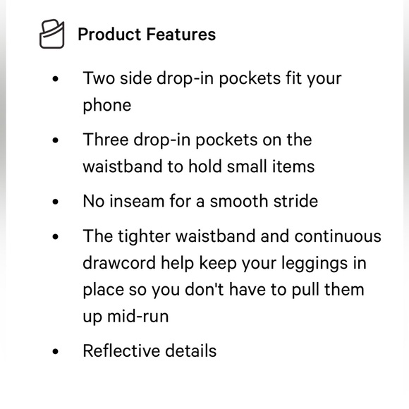 🆕❤️NWT LULULEMON Fast & Free 25” Tight - Picture 9 of 9